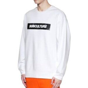 MUSIUM DIV. Subculture Sweatshirt in White Size Small